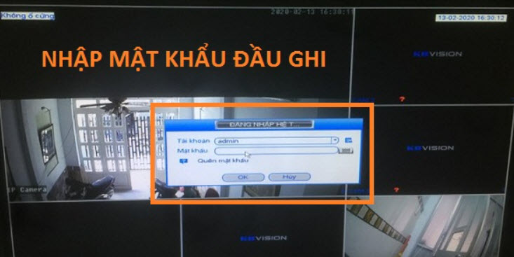 Hướng dẫn cài đặt thời gian trên đầu ghi hình KBVISION