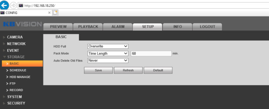 Hướng dẫn cài đặt và sử dụng đầu ghi hình KBVISION trên trình duyệt web Internet Explorer
