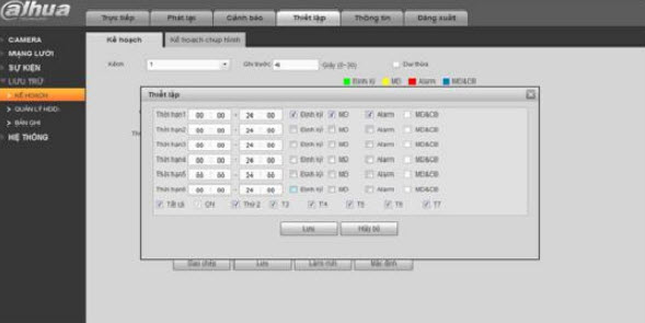 Hướng dẫn cài đặt cảnh báo, báo động qua Mail cho đầu ghi Dahua