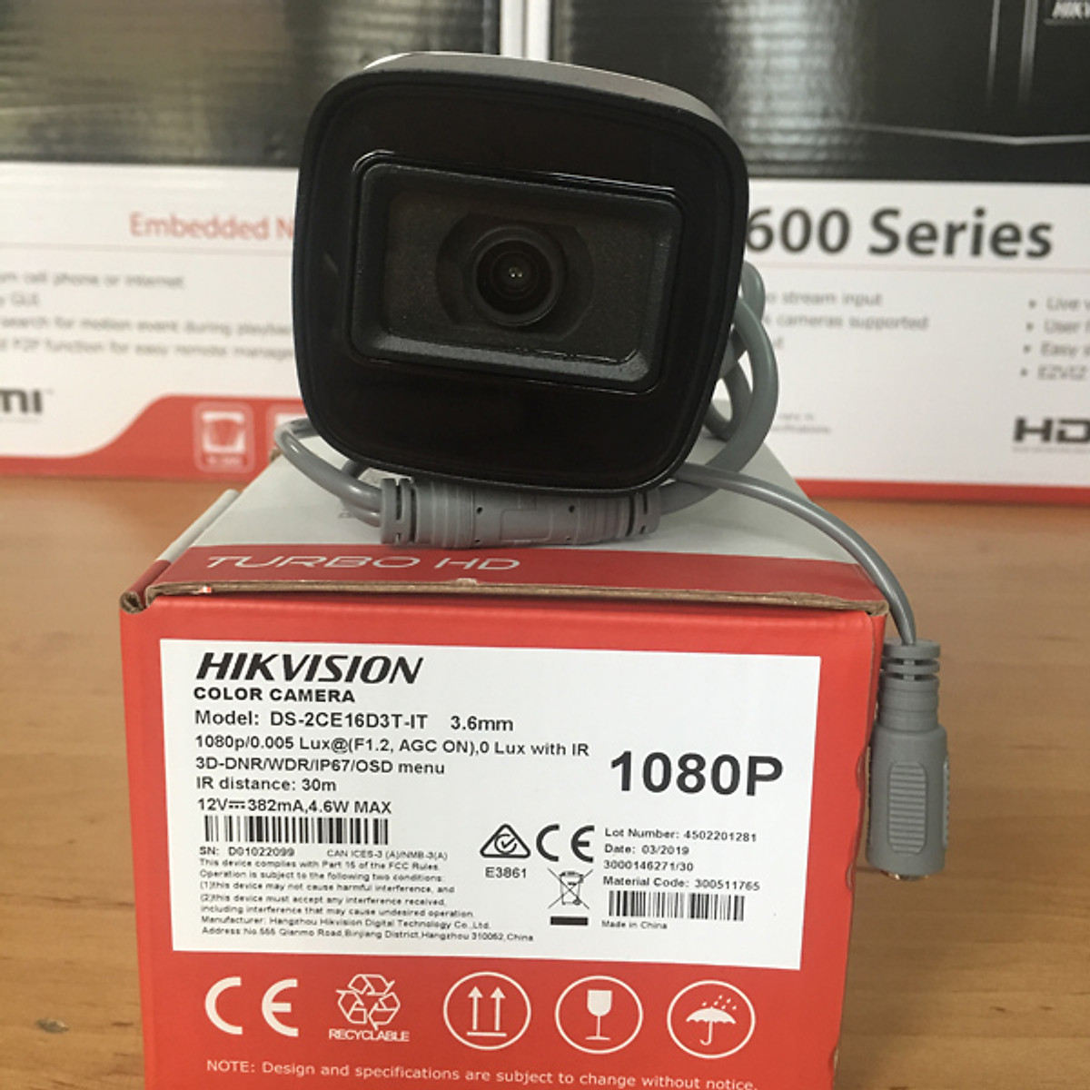 Camera Hikvision DS-2CE16D3T-IT Full HD với khả năng chống ngược sáng