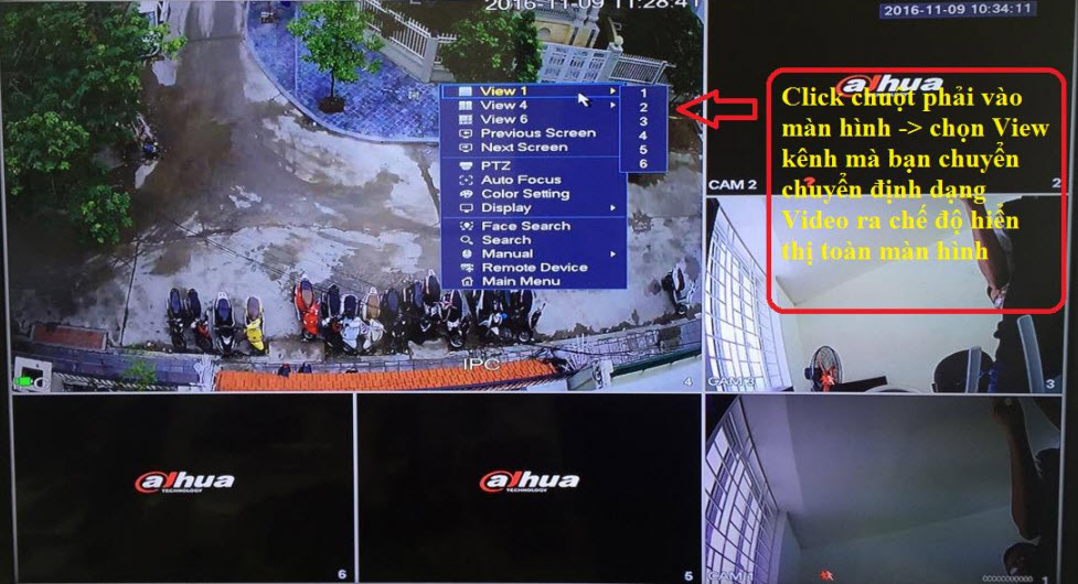 HƯỚNG DẪN CHUYỂN ĐỔI CÁC ĐỊNH DẠNG VIDEO CAMERA DAHUA CVI S3