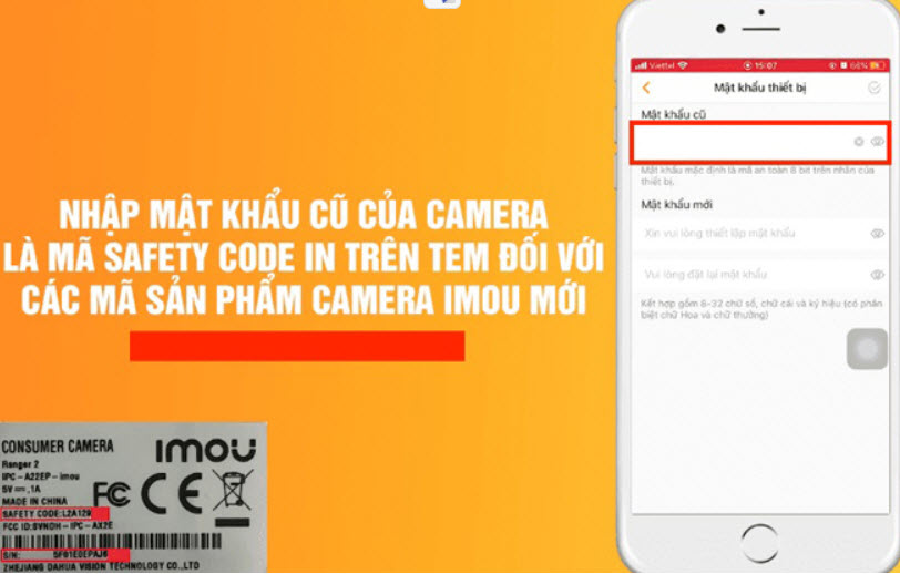 Hướng dẫn đổi mật khẩu camera Wifi IMOU theo từng bước