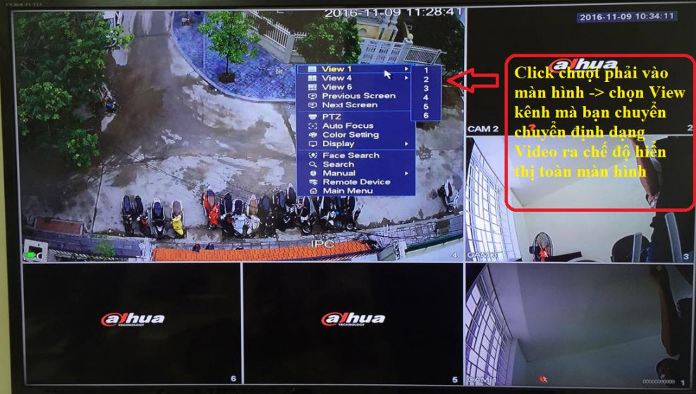 HƯỚNG DẪN CHUYỂN ĐỔI CÁC ĐỊNH DẠNG VIDEO CAMERA DAHUA CVI S3