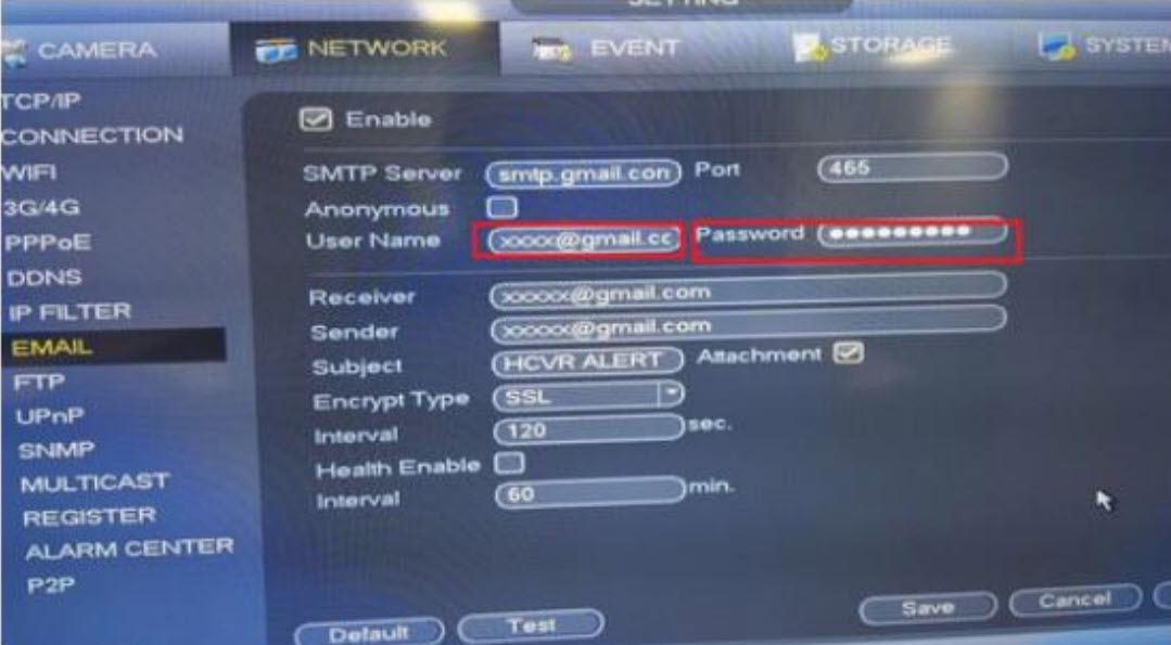 Hướng dẫn cài đặt gửi báo động qua Email trên đầu ghi Kbvision