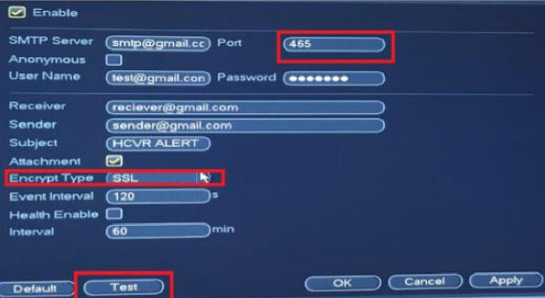 Hướng dẫn cài đặt gửi báo động qua Email trên đầu ghi Kbvision