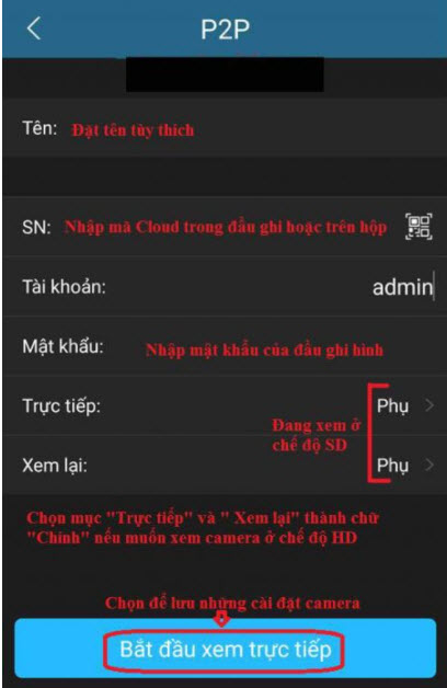 Hướng dẫn cài đặt thời gian camera KBvision trên điện thoại
