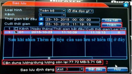 Hướng dẫn trích xuất dữ liệu - lấy dữ liệu camera KBvision trên màn hình TIVI