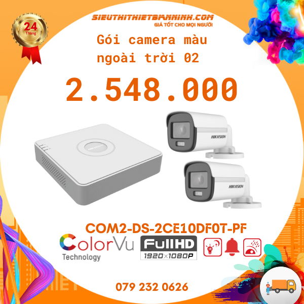 COMBO 02 SIÊU RẺ CAMERA TVI MÀU NGOÀI TRỜI CỦA HIKVISION - Siêu Thị ...
