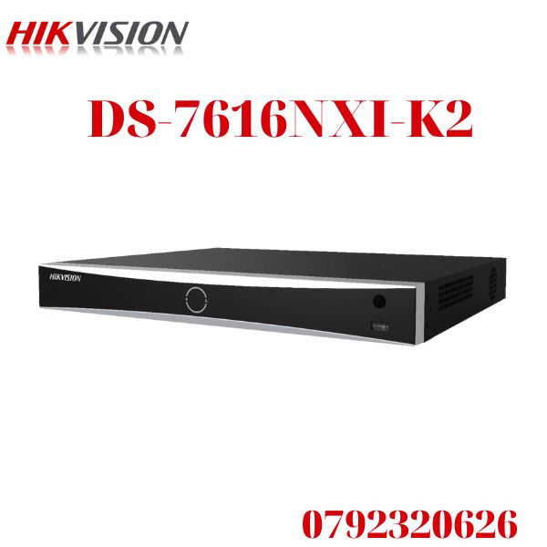 Đầu ghi Hikvision DS-7616NXI-K2 tích hợp AI AcuSense nhận diện thông minh