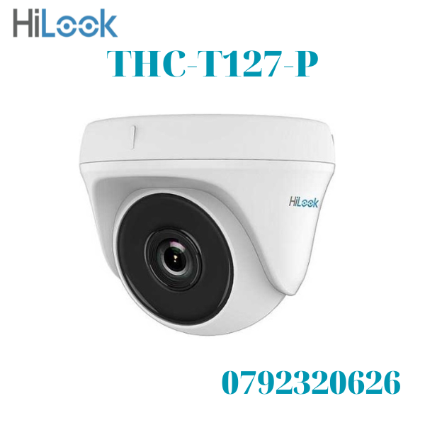 CAMERA TVI 2MP CÓ MÀU 24/24 HILOOK THC-T127-P - Siêu Thị Thiết Bị An Ninh