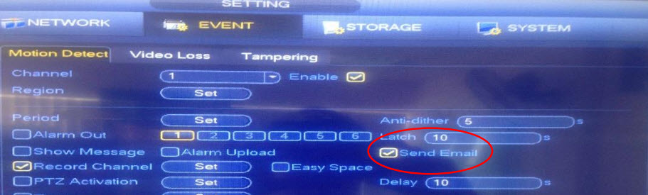 Hướng dẫn cài đặt gửi báo động qua Email trên đầu ghi Kbvision