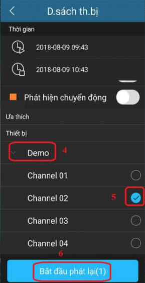 Hướng dẫn cài đặt thời gian camera KBvision trên điện thoại