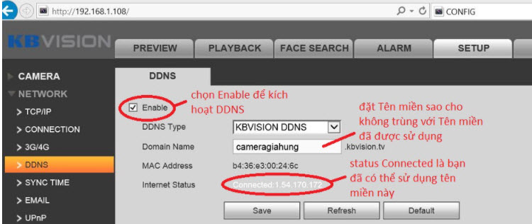 Hướng dẫn cấu hình đầu ghi KBvision trên máy tính