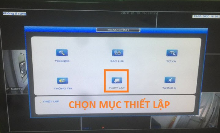 Hướng dẫn cài đặt thời gian trên đầu ghi hình KBVISION