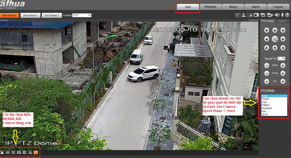 HƯỚNG DẪN CÀI ĐẶT VÀ SỬ DỤNG CAMERA IP PTZ SPEEDDOME DAHUA