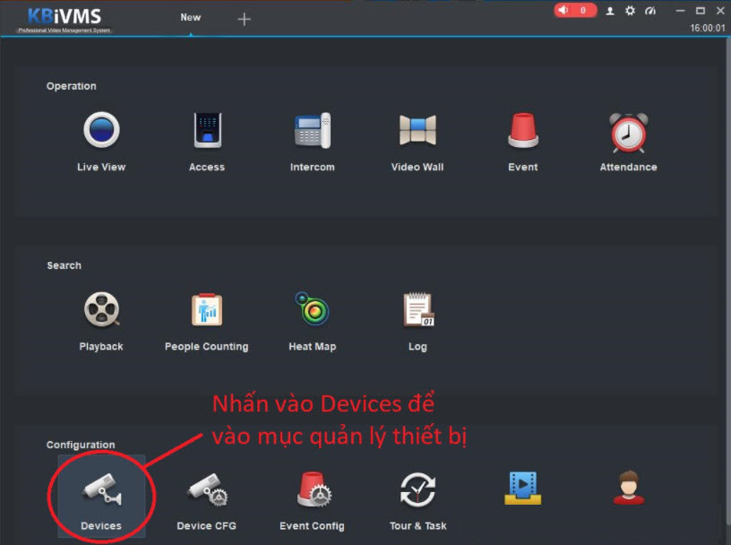 Hướng dẫn cấu hình đầu ghi KBvision trên máy tính