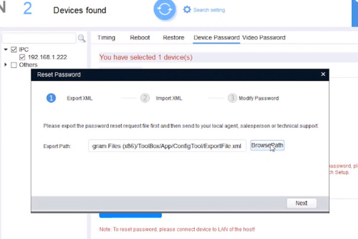 Hướng dẫn reset pass - khôi phục mật khẩu camera IP KBVISION 