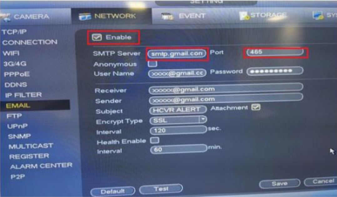 Hướng dẫn cài đặt gửi báo động qua Email trên đầu ghi Kbvision