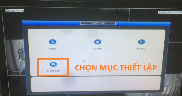 Hướng dẫn cài đặt thời gian trên đầu ghi hình KBVISION