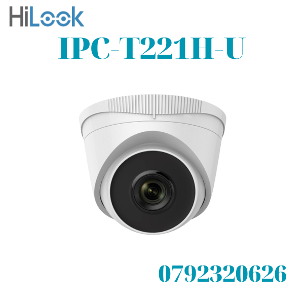 Camera HiLook IPC-T221H-U tích hợp mic, phù hợp giám sát trong nhà